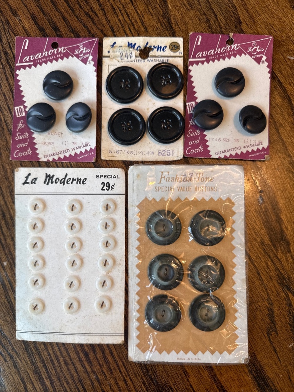 Vintage buttons